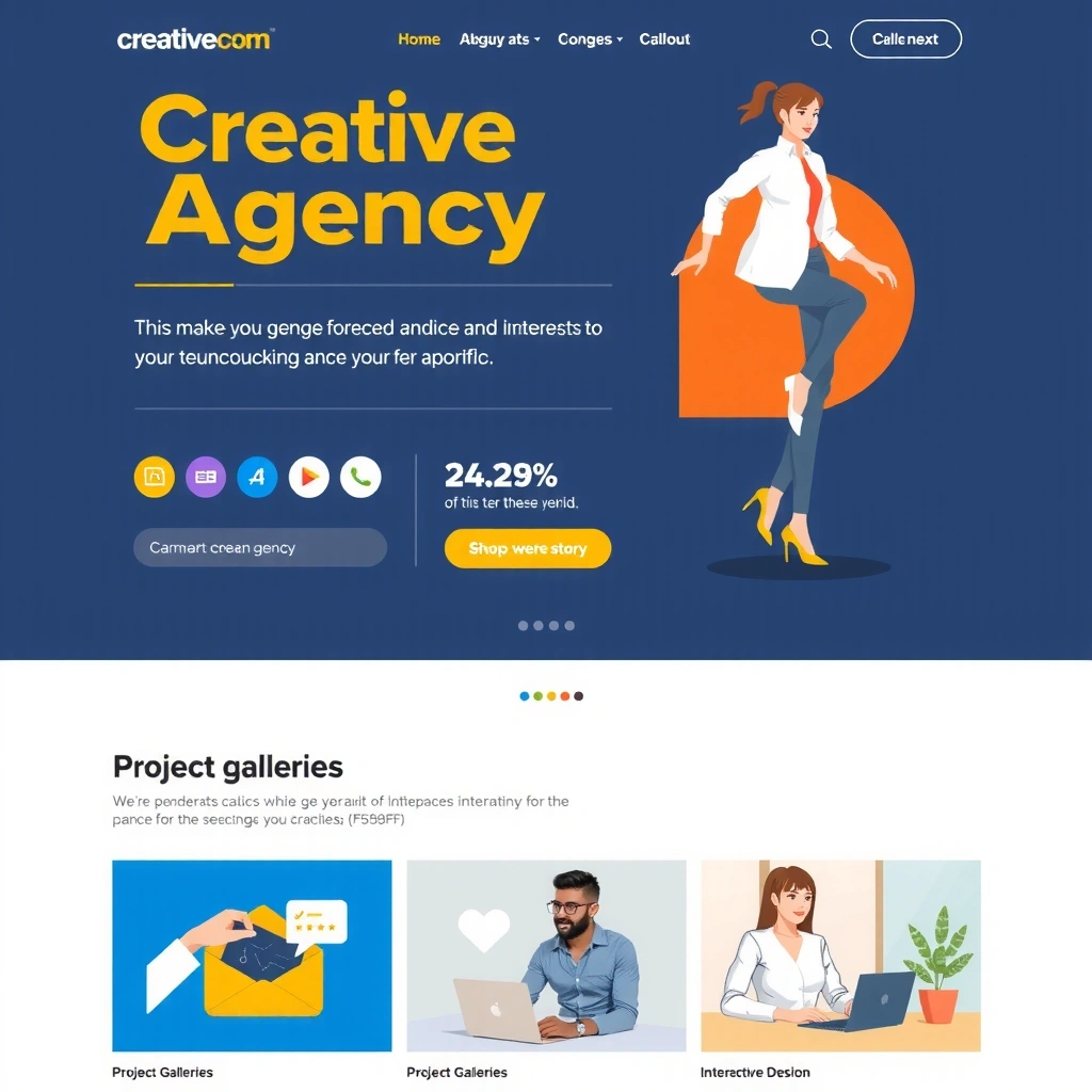 Creative Minds Agency portfolio website
