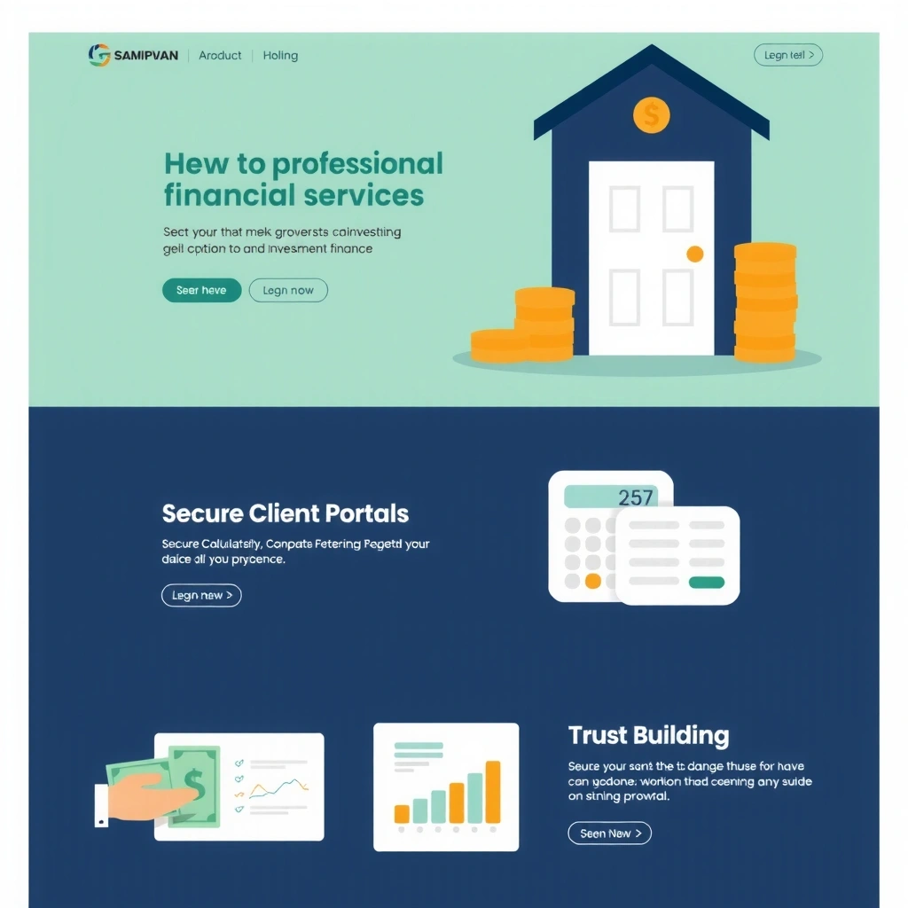 FinanceHub Pro financial services website
