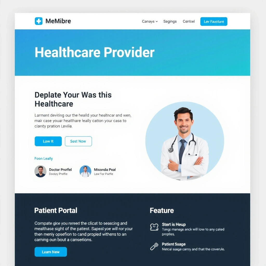 MedCare Plus healthcare provider website